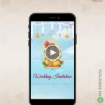 South Indian Floral Invite