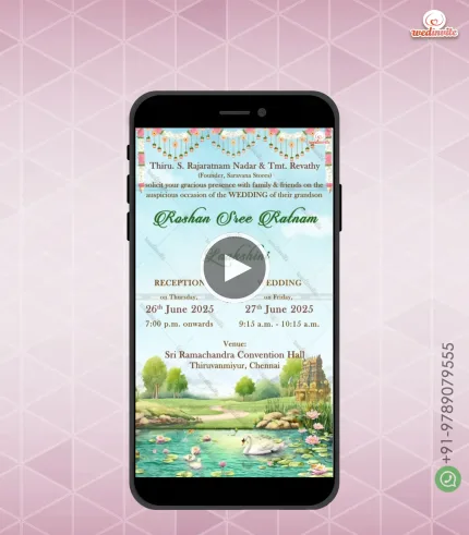 Southindian Wedding Invite