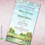 W9514 Traditional Tonsure Ceremony Invite