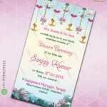 W9518 Lotus Theme Tonsure Ceremony