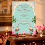 W8355 Elegant Traditional Theme Houeswarming Invite