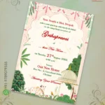 W8370 Elegant GrihaPravesh Invite