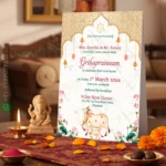 W8365 Pichwai Painting Theme Housewarming