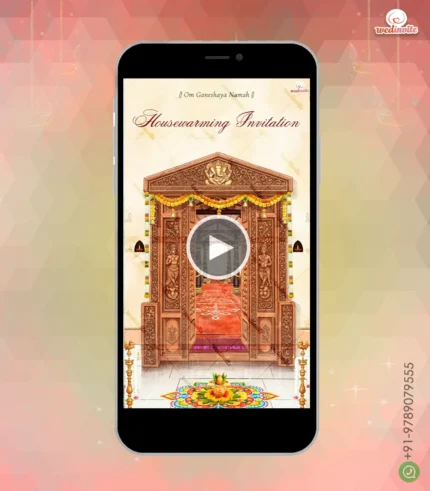 W1104 Griha Pravesh Invitation