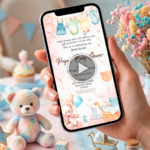 A Little Miracle on the Way | Baby Shower Invite