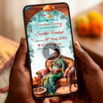 South Indian Baby Shower Invite