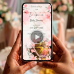 Elegant Floral Baby Shower Invitation
