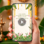 Traditional Seemantham Invitation | South Indian Baby Shower