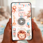 Cute Pastel Baby Shower Invitation