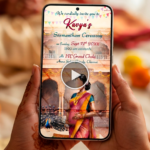South Indian Seemantham Invitation